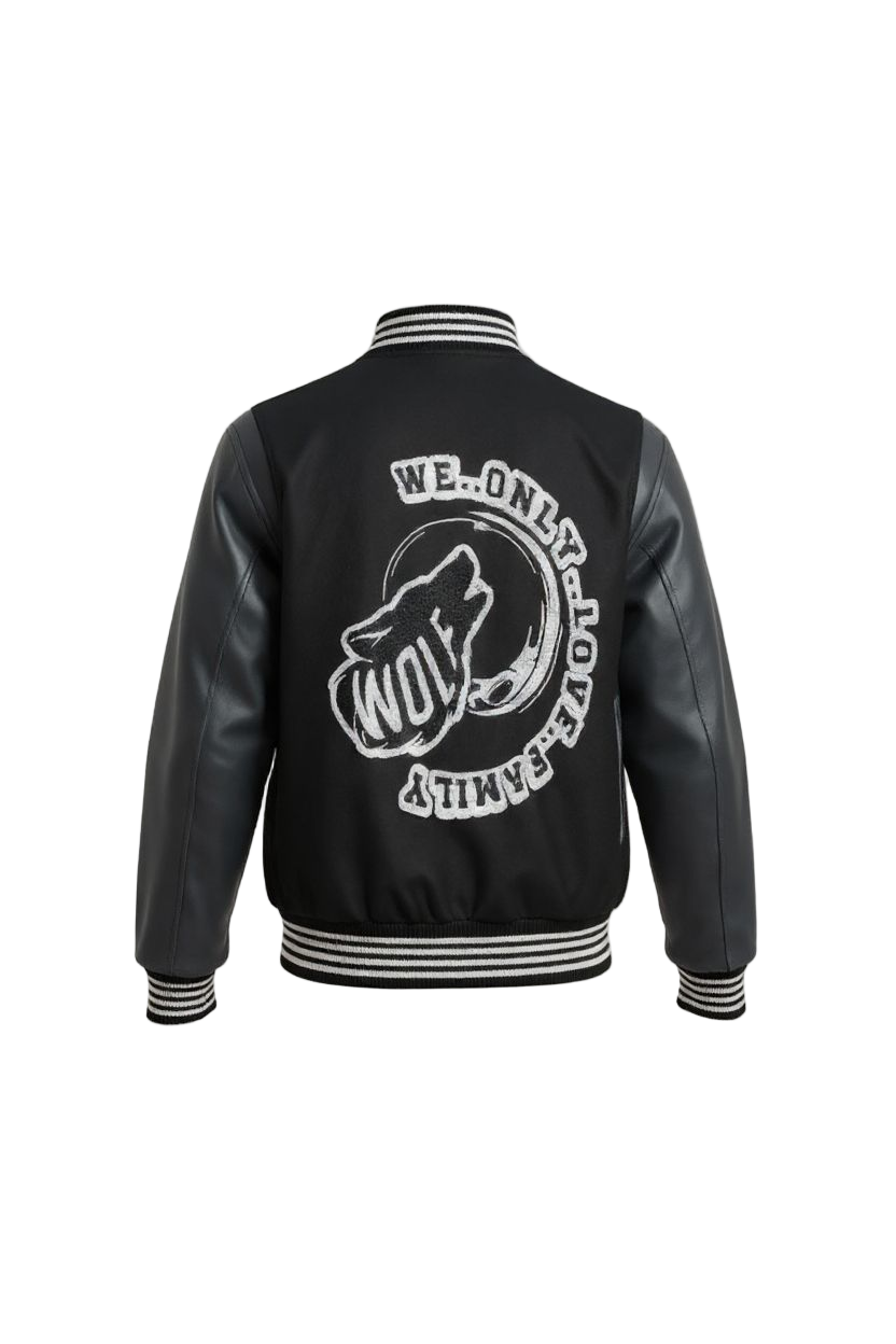 "WOLF" Varsity Jacket: Family Edition