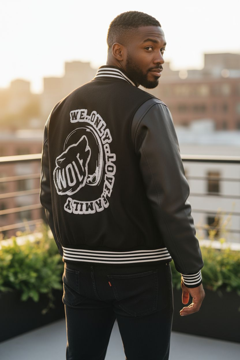 "WOLF" Varsity Jacket: Family Edition