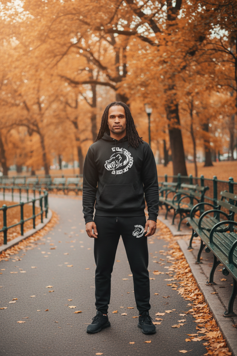 Signature "Wolf" Unisex Family Hoodie & Sweatpants Set