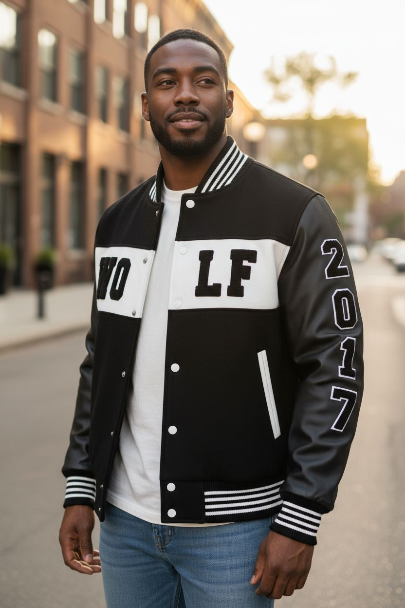 "WOLF" Varsity Jacket: Family Edition