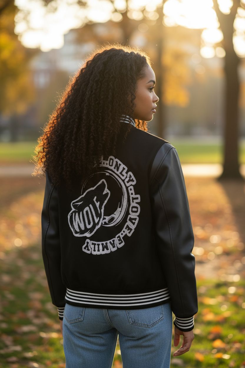 "WOLF" Varsity Jacket: Family Edition