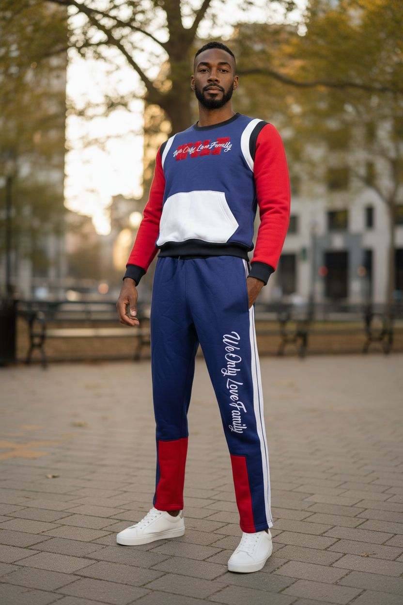 WOLF Two-Tone Family Signature 2-Piece Sweatsuits