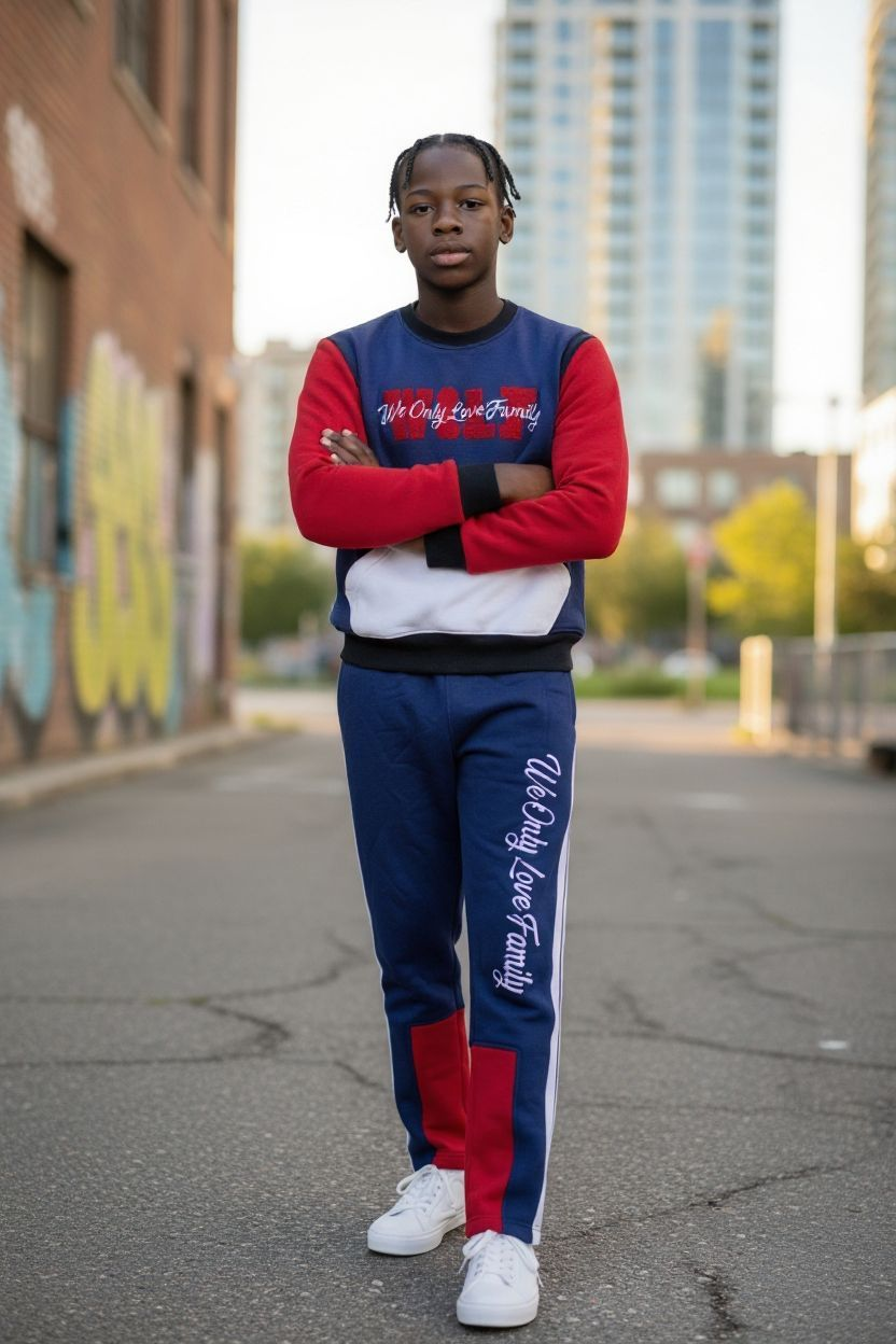 WOLF Two-Tone Family Signature 2-Piece Sweatsuits