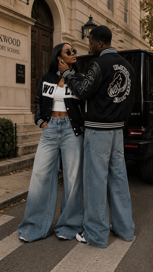 "WOLF" Varsity Jacket: Family Edition