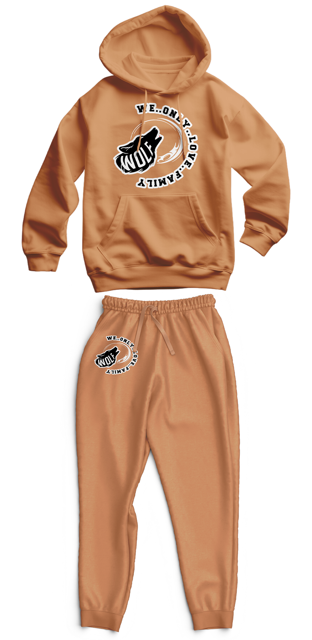 Signature "Wolf" Unisex Family  Adult Hoodie & Sweatpants Set