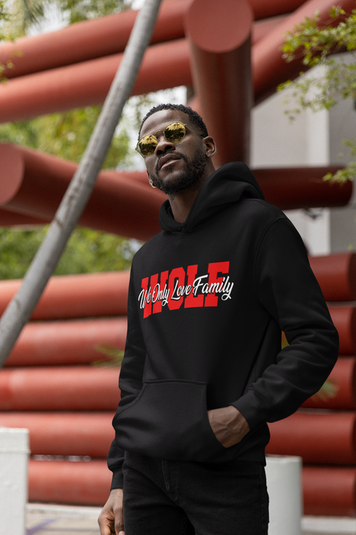 WOLF Hooded Pullover Sweatshirt