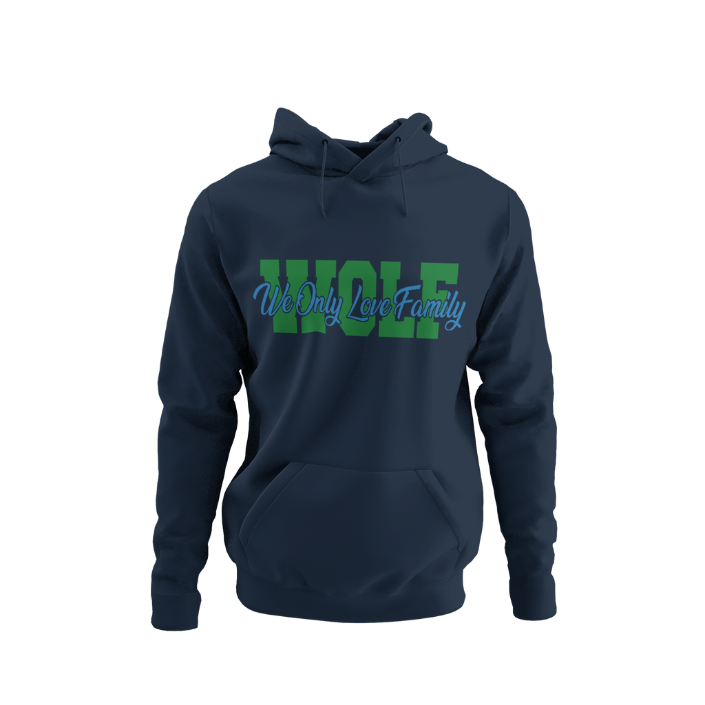 WOLF Hooded Pullover Sweatshirt