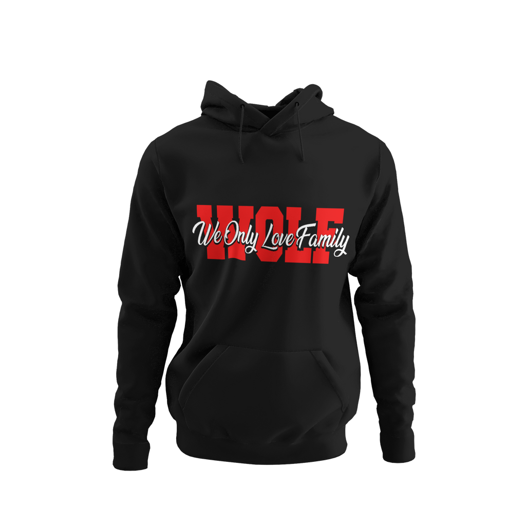 WOLF Hooded Pullover Sweatshirt