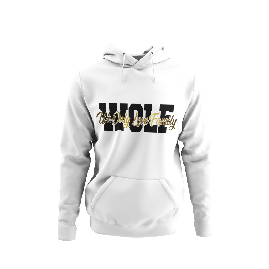 WOLF Hooded Pullover Sweatshirt
