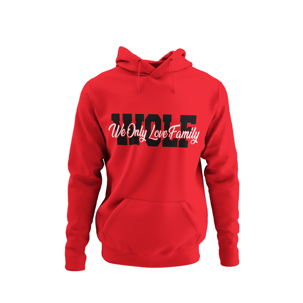 WOLF Hooded Pullover Sweatshirt